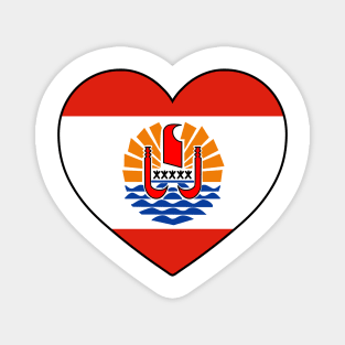 Heart - French Polynesia _109 Magnet