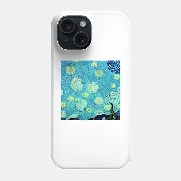 Van Gogh Style Pattern Phone Case by Crestern