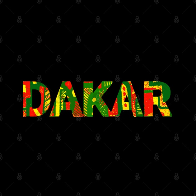 Dakar - Dakar City by Tony Cisse Art Originals