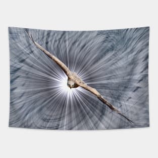 Eagle black / Swiss Artwork Photography Tapestry