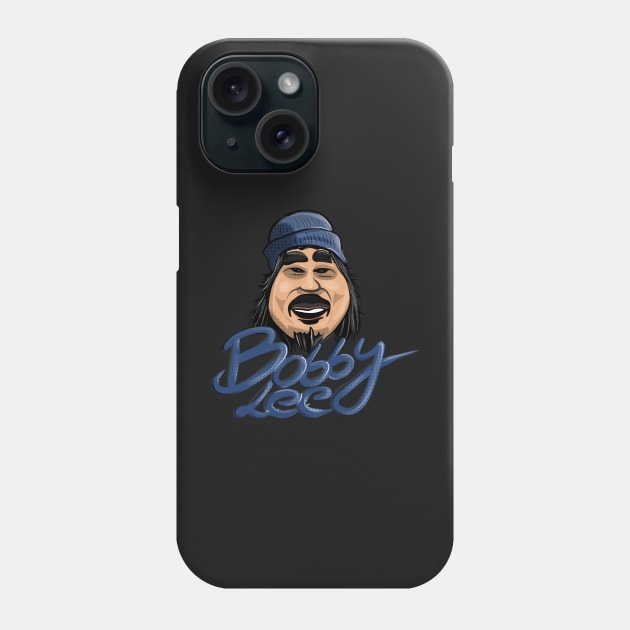 Bobby Lee With Blue Beanie Illustration Phone Case by Ina