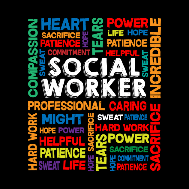 Social Work Month Social Worker Gift by 2blackcherries