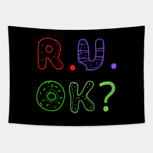 r u ok | are you ok | ru ok Tapestry