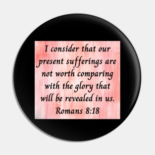 Bible Verse Romans 8:18 Pin