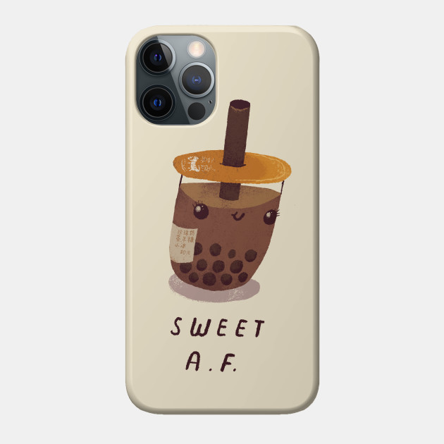 Sweet AF - Bubble Tea - Phone Case