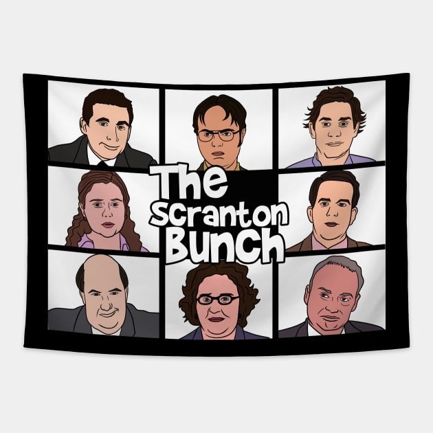 The Scranton Bunch Tapestry by nickbeta