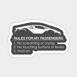 Rules for my Passengers Magnet