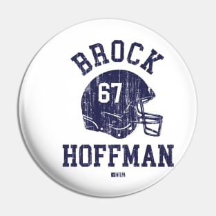 Brock Hoffman Dallas Helmet Font Pin