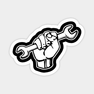 Fist with Wrench Magnet