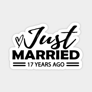 17th Wedding Anniversary - 17 years anniversary Magnet