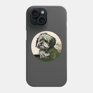 Havanese Camouflage Motif Phone Case