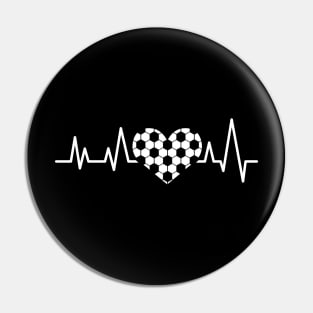 Heartbeat Pulse - Football / Soccer Pin