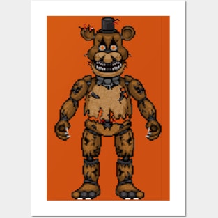 Nightmare Fredbear Posters for Sale