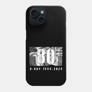 1944 D-Day 2024 80th Anniversary Normandy Phone Case