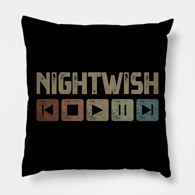 Nightwish Control Button Pillow by besomethingelse
