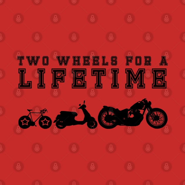 Two Wheels for Lifetime black by DePit DeSign