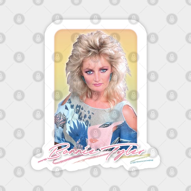 Bonnie Tyler // 80s Aesthetic Fan Art Design Magnet by DankFutura