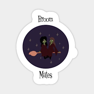 Broom Mates Magnet