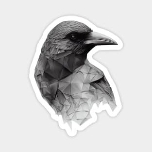 Polygonal crow Magnet