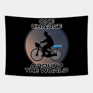 Retro Ebike Tapestry