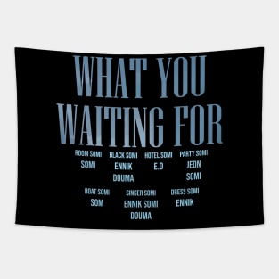 Somi What You Waiting For Credit Tapestry