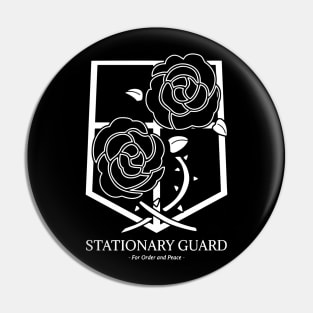 stationary guad attack on titan logo Pin