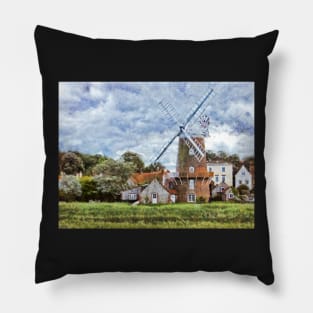 Cley Windmill, Norfolk, England Pillow