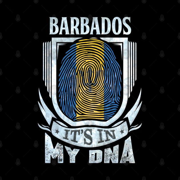 Barbados It's In My DNA - Gift For Barbadian With Barbadian Flag Heritage Roots From Barbados by giftideas