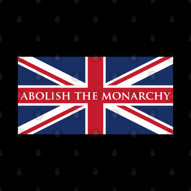 Abolish The Monarchy Union Jack Flag by anonopinion