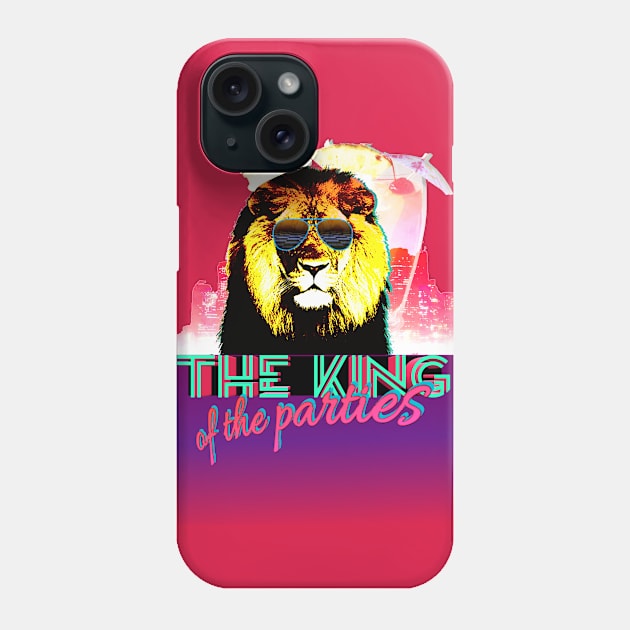 Lion's party Phone Case by Cybertrunk