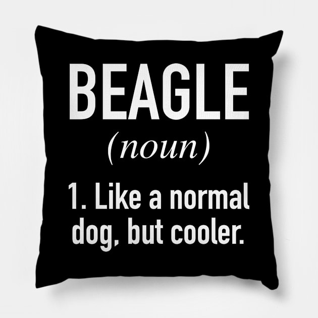 Beagle Dog - Funny Beagle Owner Pillow by Buster Piper