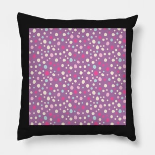 Purple Polka Dots Pillow