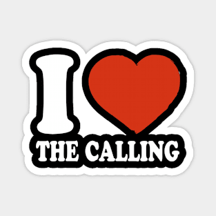 Graphic I Love Calling Personalized Name Vintage Magnet