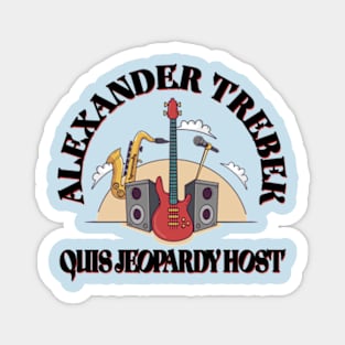 Alexander Trebek Host Jeopardy T shirt Magnet