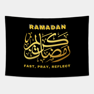 RAMADAN KAREEM, Fast, Pray, Reflect, Tapestry