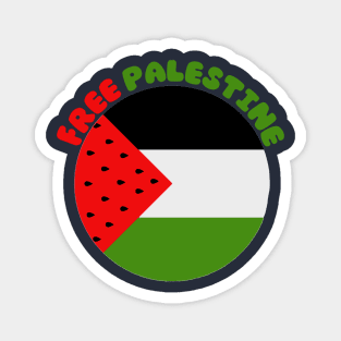 Free Palestine Flag Magnet