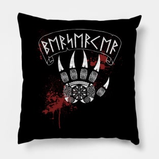 Berserker Bear Claw, Vikings, Norse Pillow