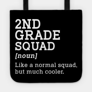 2nd Grade Squad Back to School Gift Teacher Second Grade Team Tote