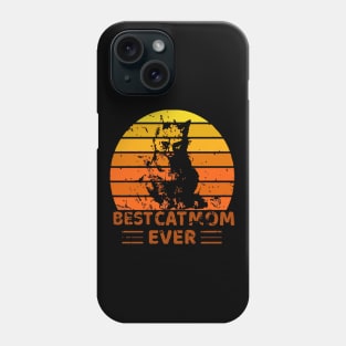 Best cat mom ever Phone Case