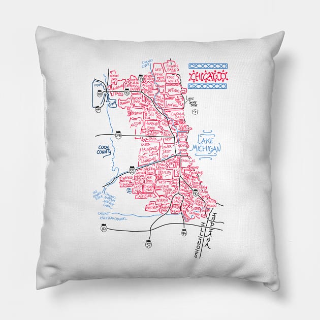 Chicago Pillow by andryn