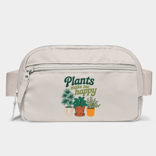 Plants Make Me Happy Gardening Lover by Rachel's Store 6