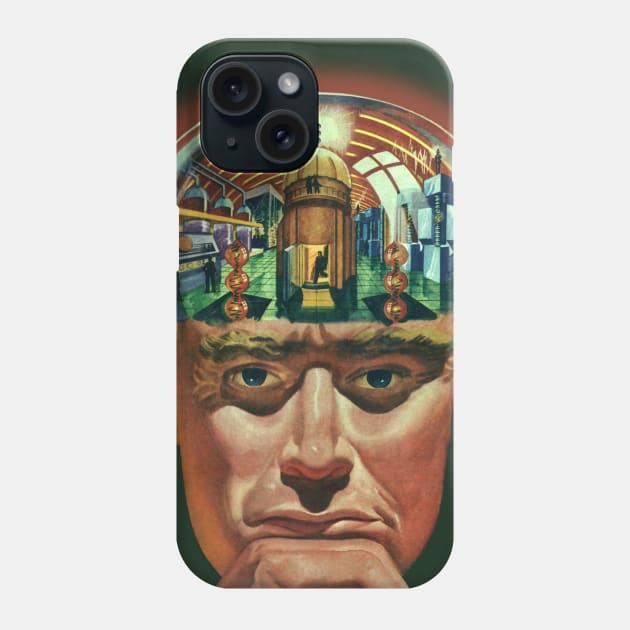 Vintage Science Fiction Phone Case by MasterpieceCafe