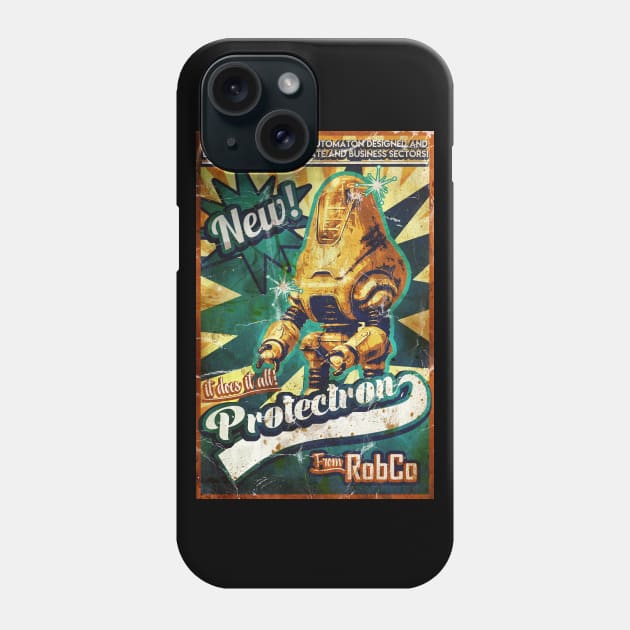 Protectron Ad Phone Case by ebbdesign