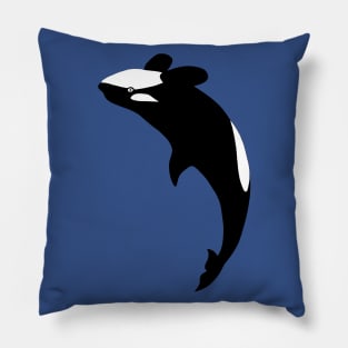 Killer whale diving Pillow