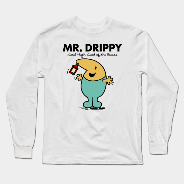 drippy white shirt
