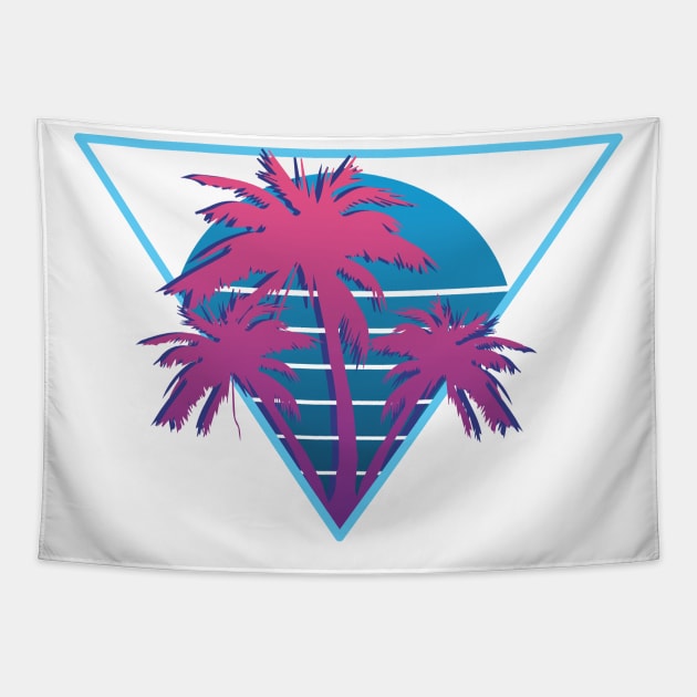 NEON PalmTrees Tapestry by Victory Royale Shops 