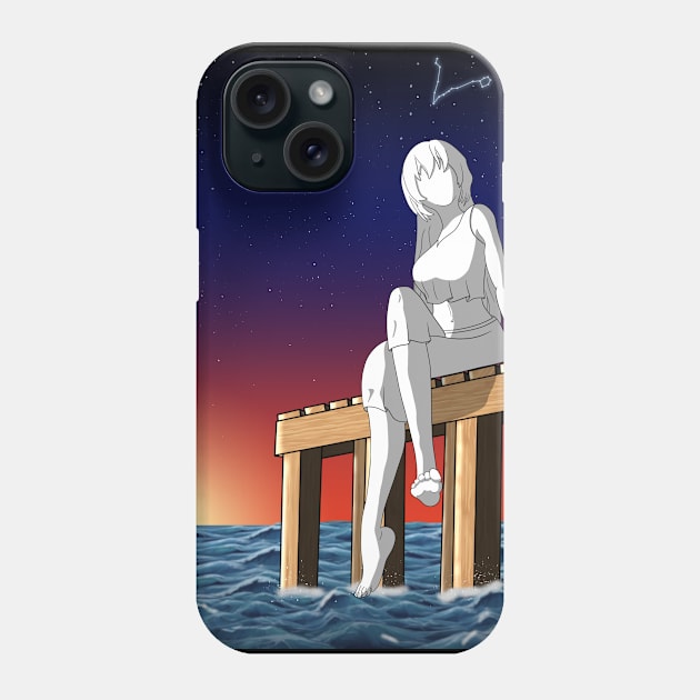 Beyond the sea (negative version) Phone Case by thearkhive