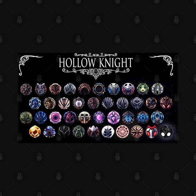 Hollow Knight Charms by Lollik