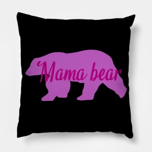 woman's mama bear Pillow