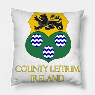 County Leitrim, Ireland - Coat of Arms Pillow